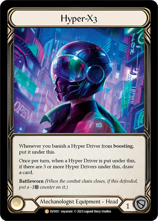 Hyper-X3 [EVO011] (Bright Lights)  Rainbow Foil | Total Play
