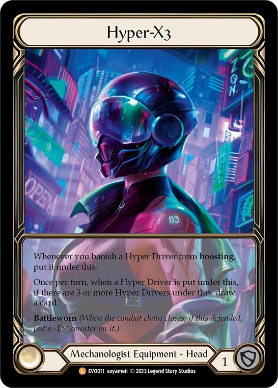 Hyper-X3 (Extended Art) [EVO011] (Bright Lights)  Cold Foil | Total Play