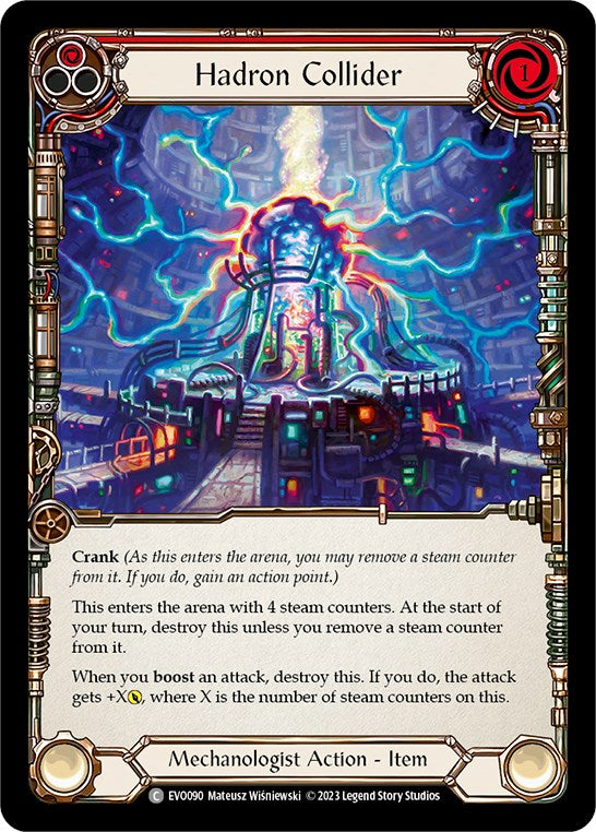 Hadron Collider (Red) [EVO090] (Bright Lights)  Rainbow Foil | Total Play