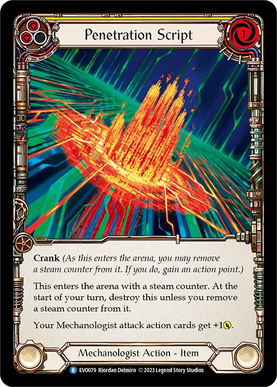 Penetration Script [EVO079] (Bright Lights)  Rainbow Foil | Total Play