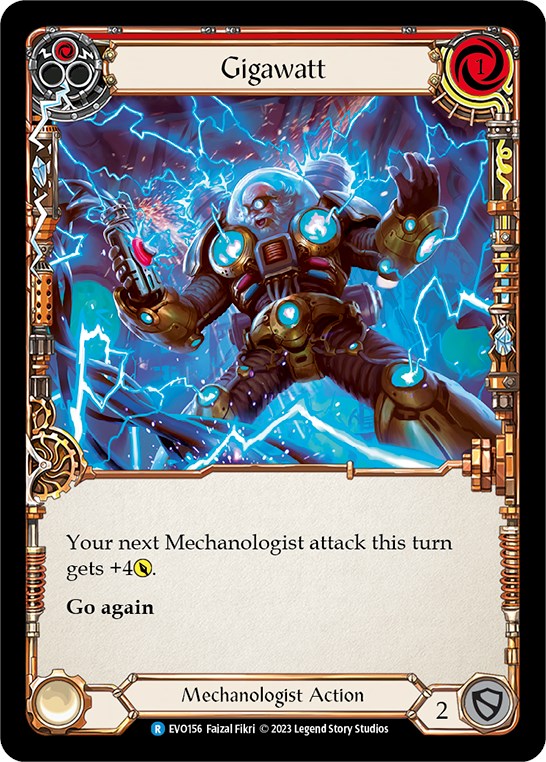 Gigawatt (Red) [EVO156] (Bright Lights)  Rainbow Foil | Total Play