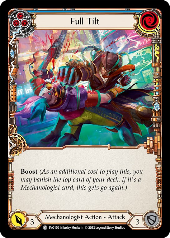 Full Tilt (Blue) [EVO170] (Bright Lights)  Rainbow Foil | Total Play