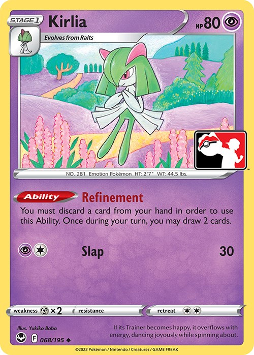 Kirlia (068/195) [Prize Pack Series Four] | Total Play