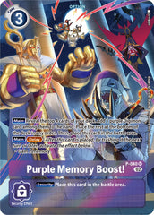 Purple Memory Boost! [P-040] (Digimon Adventure Box 2) [Promotional Cards] | Total Play