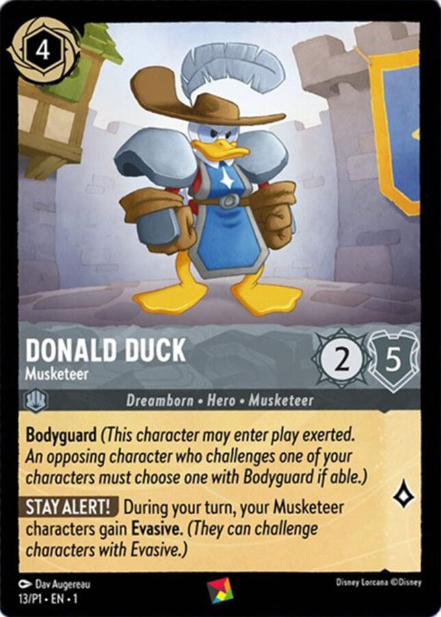 Donald Duck - Musketeer (13/P1) [Promo Cards] | Total Play