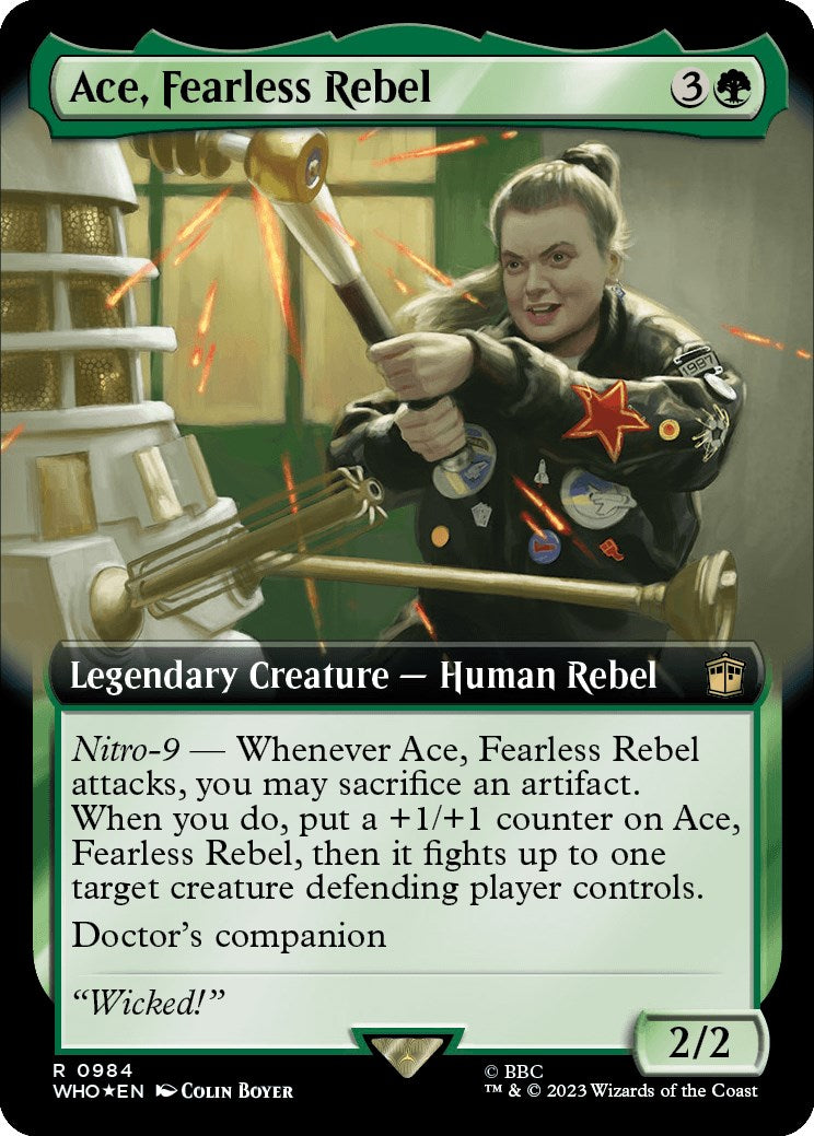 Ace, Fearless Rebel (Extended Art) (Surge Foil) [Doctor Who] | Total Play
