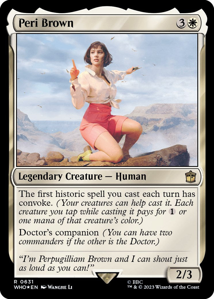 Peri Brown (Surge Foil) [Doctor Who] | Total Play