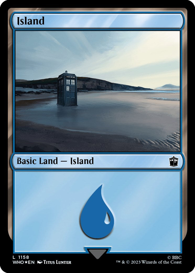 Island (1158) (Surge Foil) [Doctor Who] | Total Play