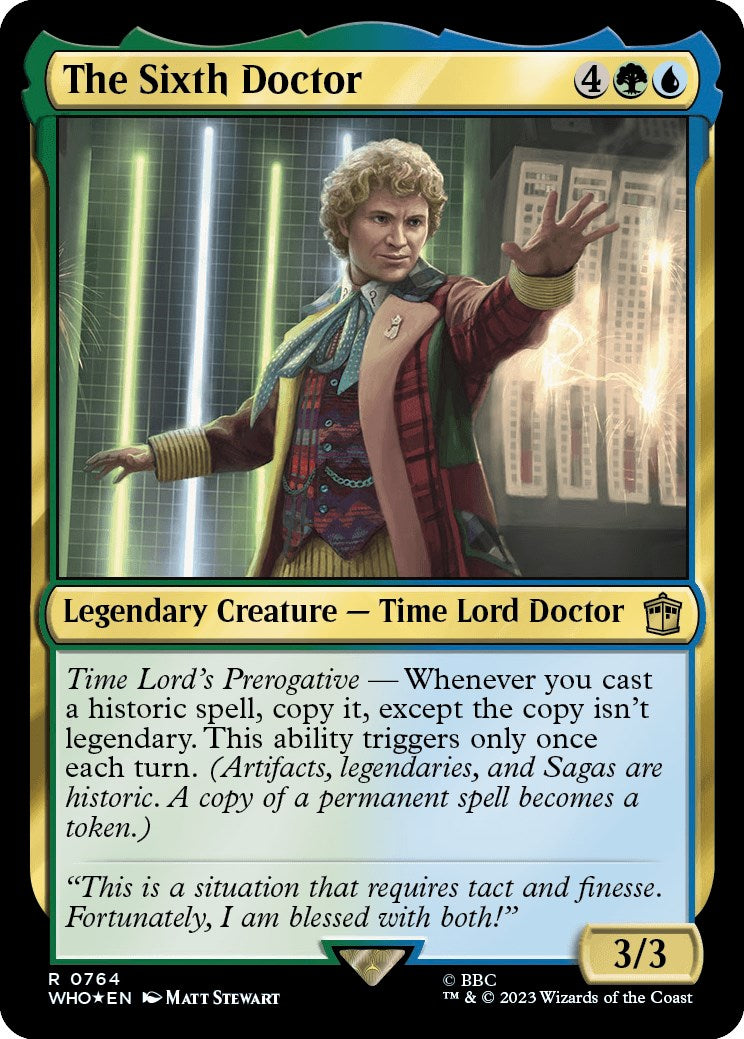 The Sixth Doctor (Surge Foil) [Doctor Who] | Total Play