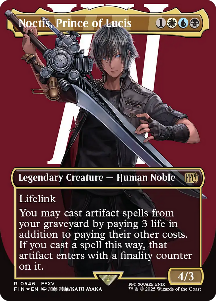 Noctis, Prince of Lucis (Borderless) (Surge Foil) [FINAL FANTASY] | Total Play
