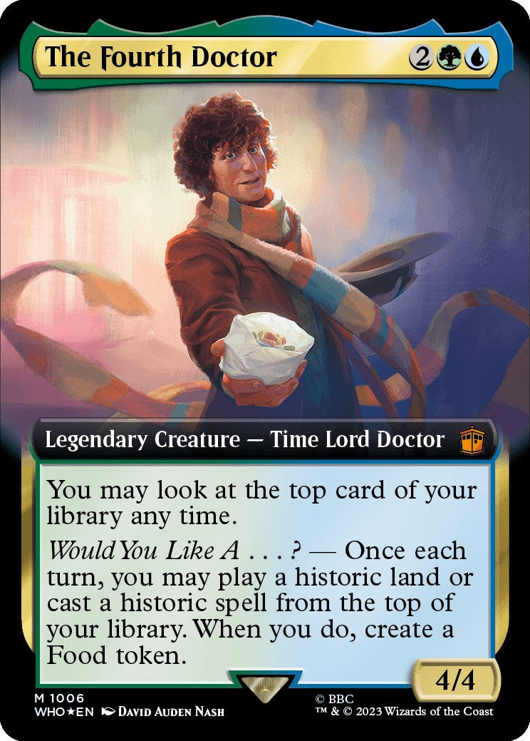 The Fourth Doctor (Extended Art) (Surge Foil) [Doctor Who] | Total Play