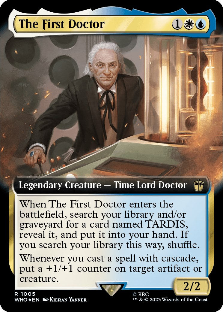 The First Doctor (Extended Art) (Surge Foil) [Doctor Who] | Total Play