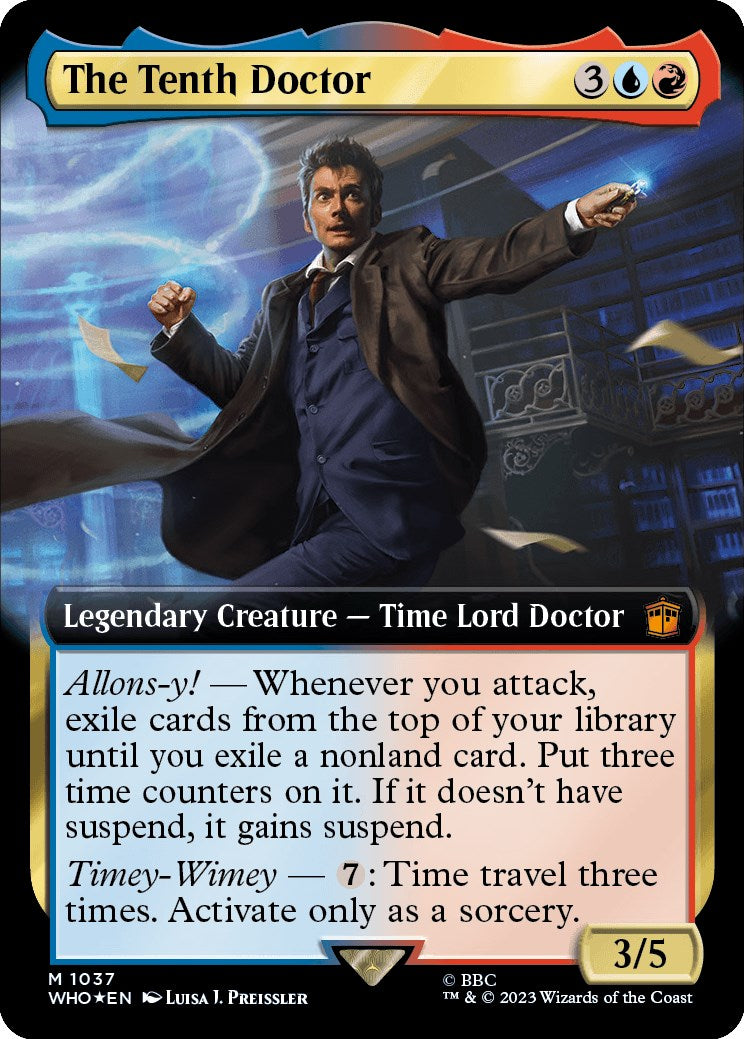 The Tenth Doctor (Extended Art) (Surge Foil) [Doctor Who] | Total Play