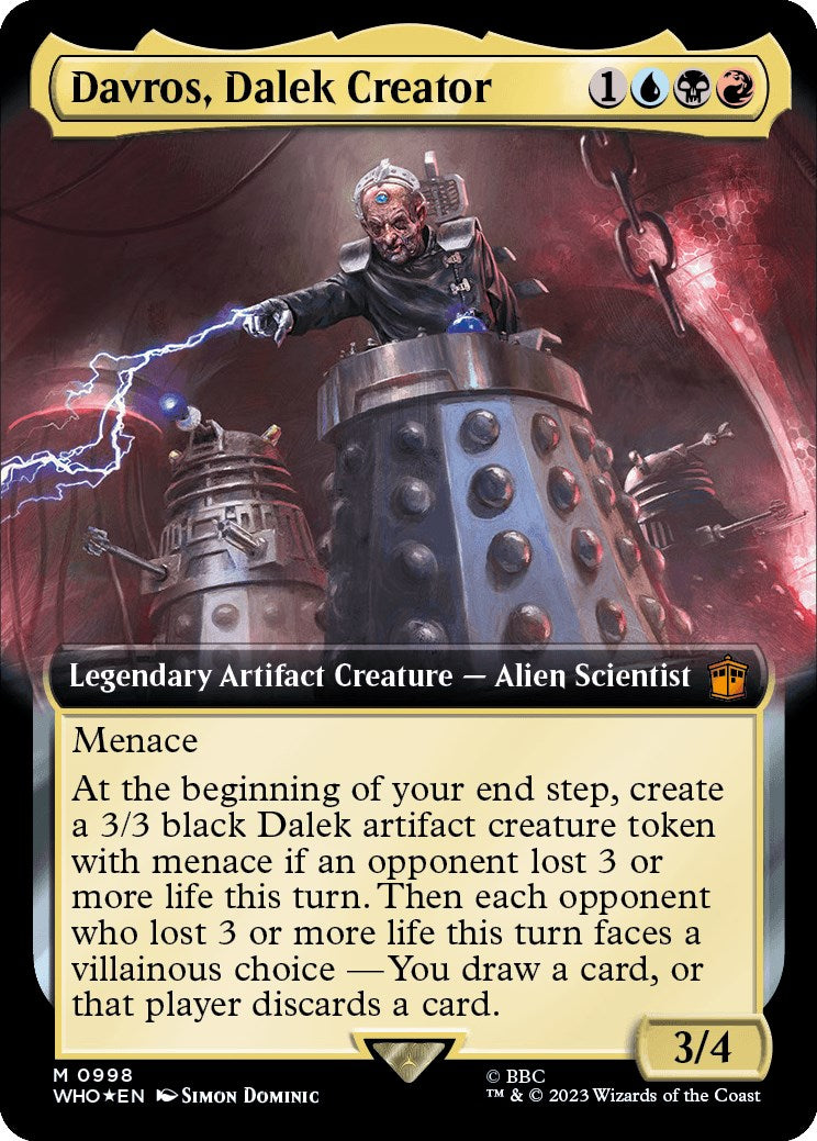 Davros, Dalek Creator (Extended Art) (Surge Foil) [Doctor Who] | Total Play