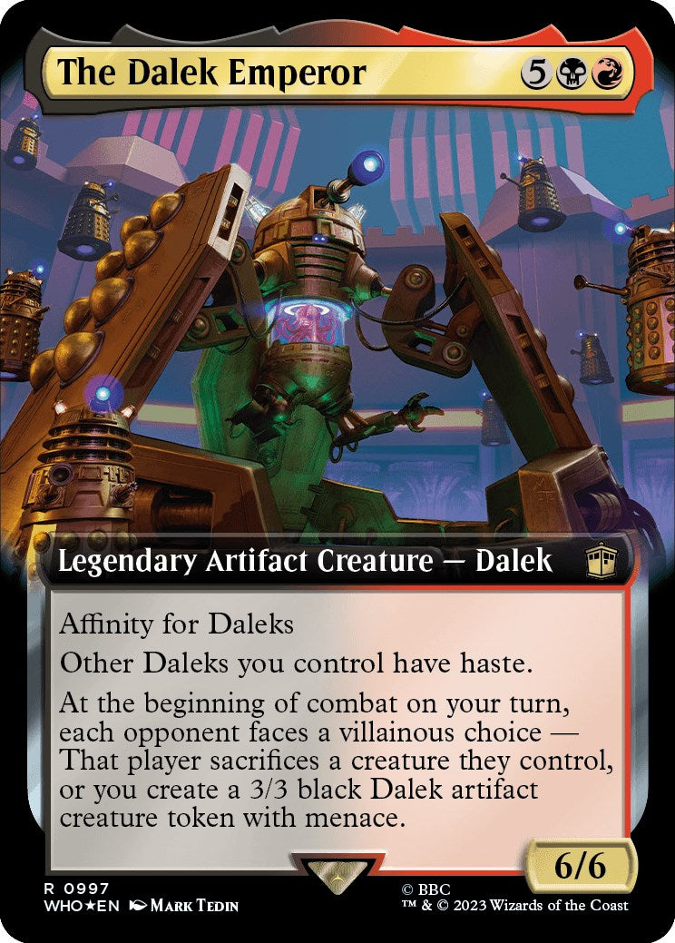 The Dalek Emperor (Extended Art) (Surge Foil) [Doctor Who] | Total Play