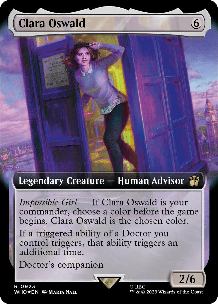 Clara Oswald (Extended Art) (Surge Foil) [Doctor Who] | Total Play