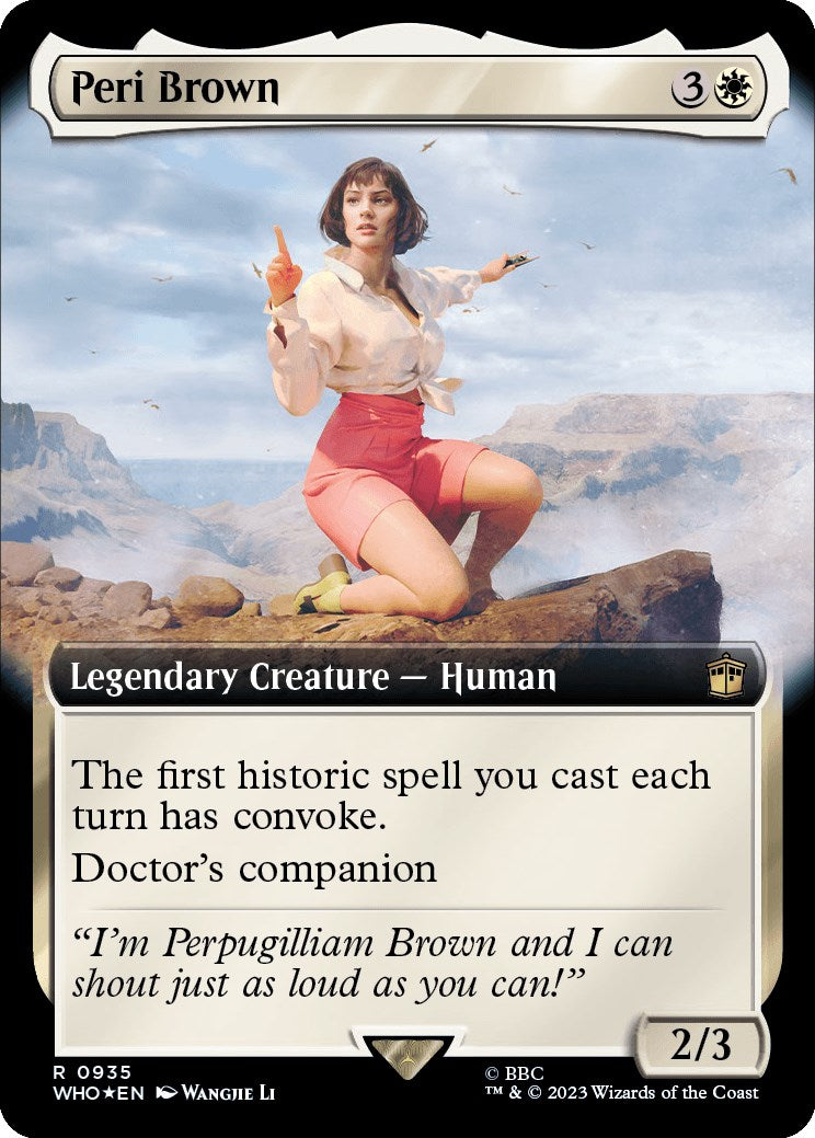 Peri Brown (Extended Art) (Surge Foil) [Doctor Who] | Total Play