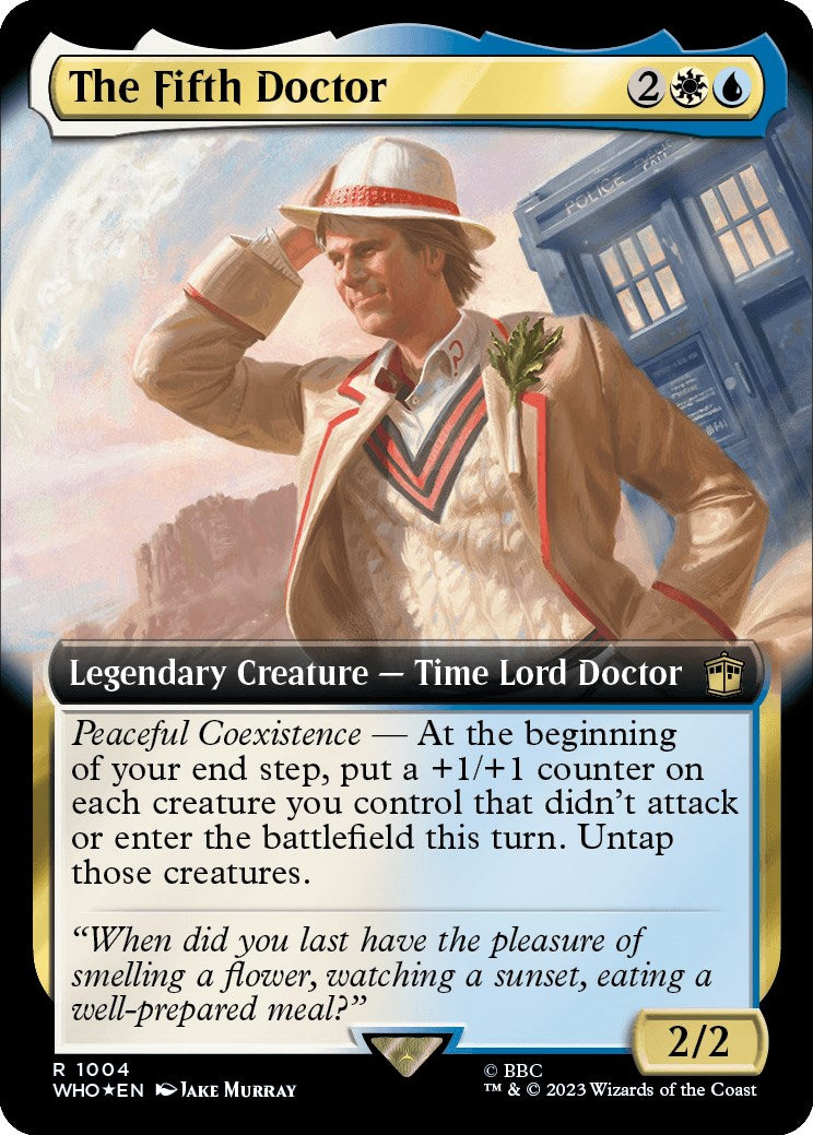 The Fifth Doctor (Extended Art) (Surge Foil) [Doctor Who] | Total Play