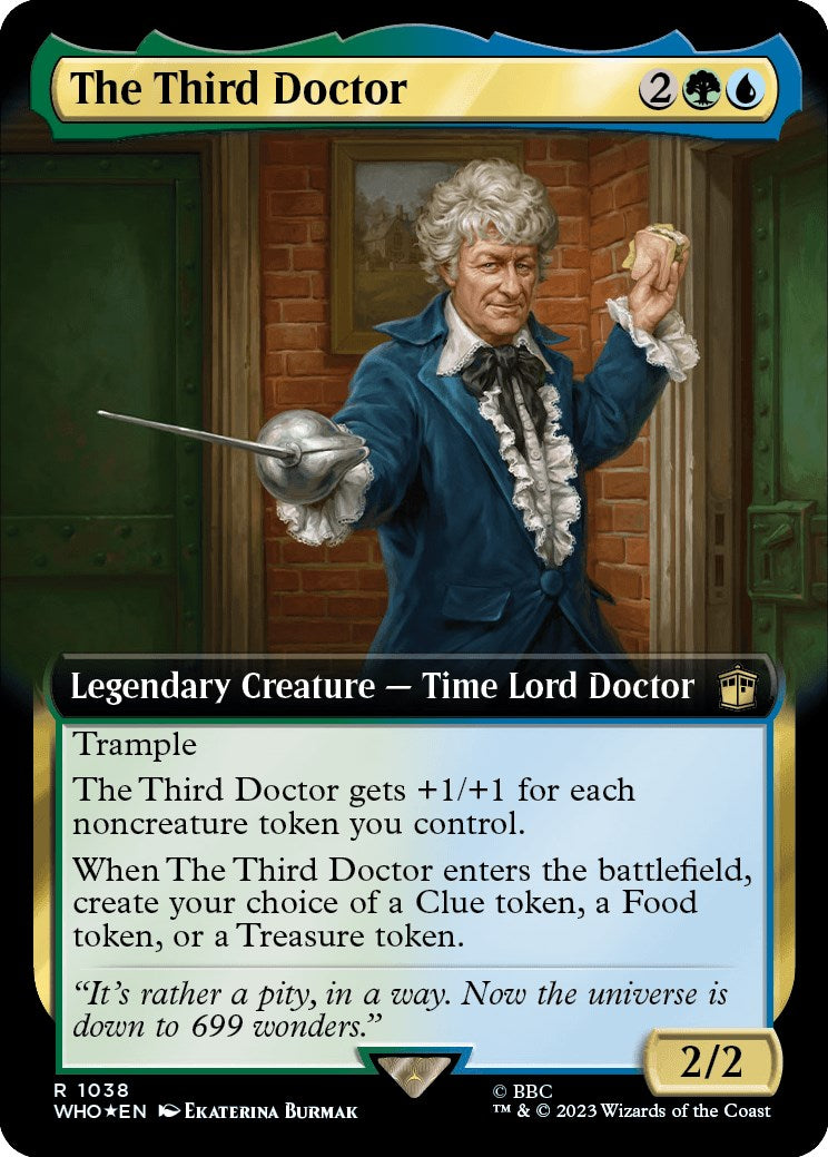 The Third Doctor (Extended Art) (Surge Foil) [Doctor Who] | Total Play