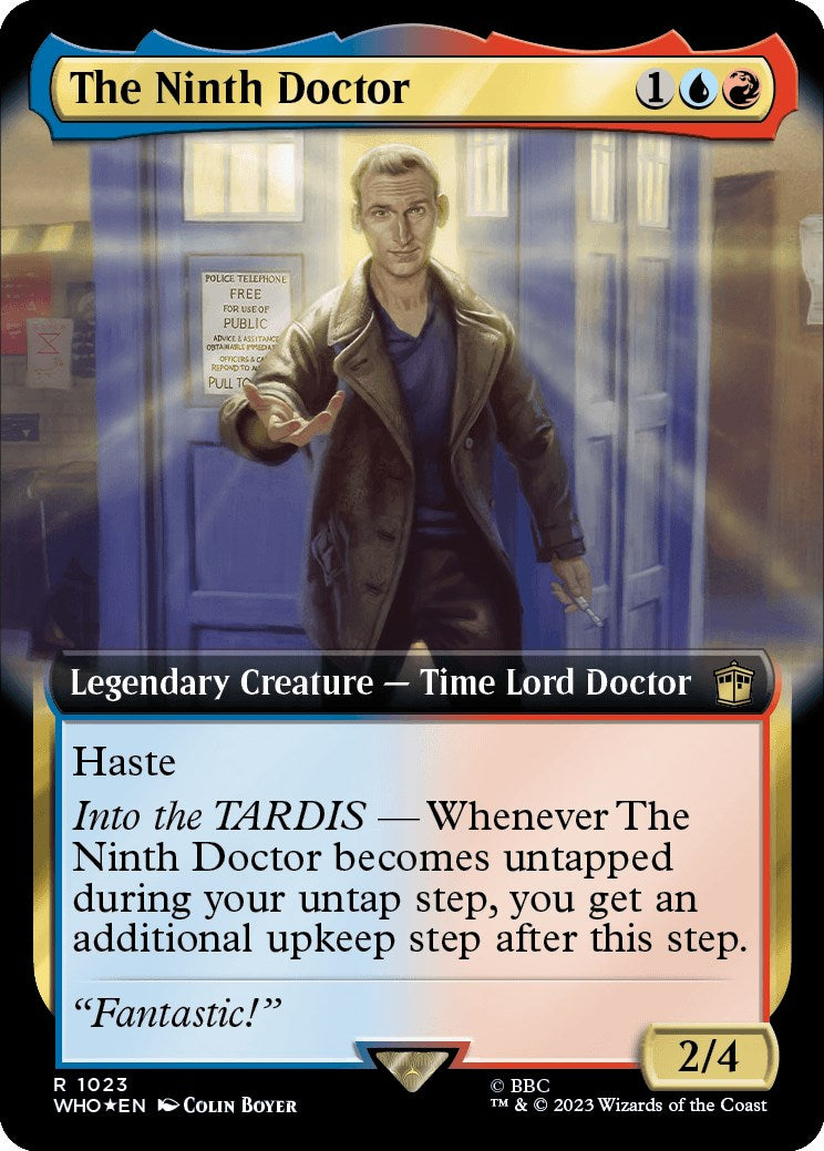 The Ninth Doctor (Extended Art) (Surge Foil) [Doctor Who] | Total Play