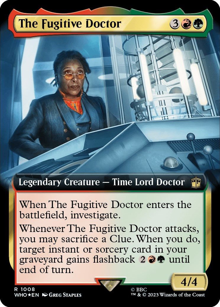 The Fugitive Doctor (Extended Art) (Surge Foil) [Doctor Who] | Total Play