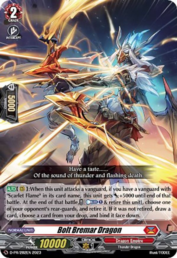 Bolt Bremar Dragon (D-PR/282) [D Promo Cards] | Total Play