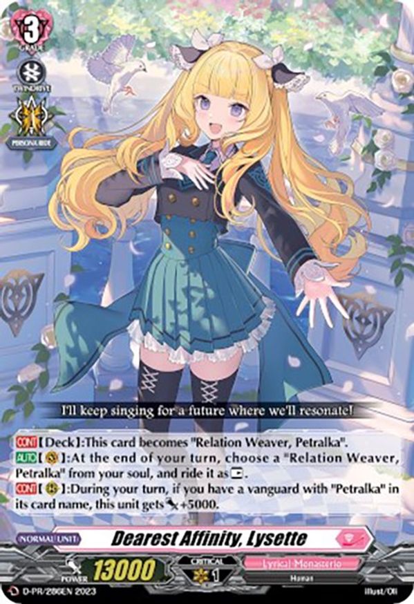 Dearest Affinity, Lysette (D-PR/286) [D Promo Cards] | Total Play