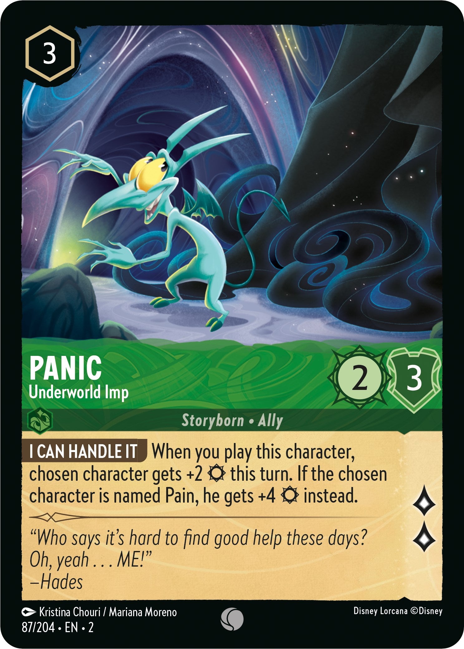 Panic - Underworld Imp (87/204) [Rise of the Floodborn] | Total Play
