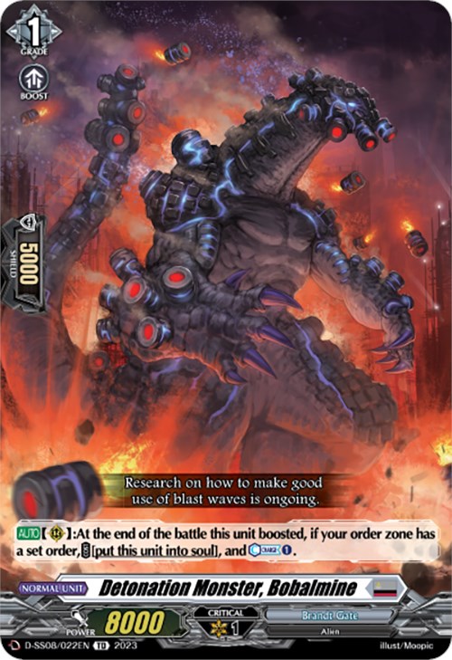 Detonation Monster, Bobalmine (D-SS08/022EN) [Festival Booster 2023] | Total Play