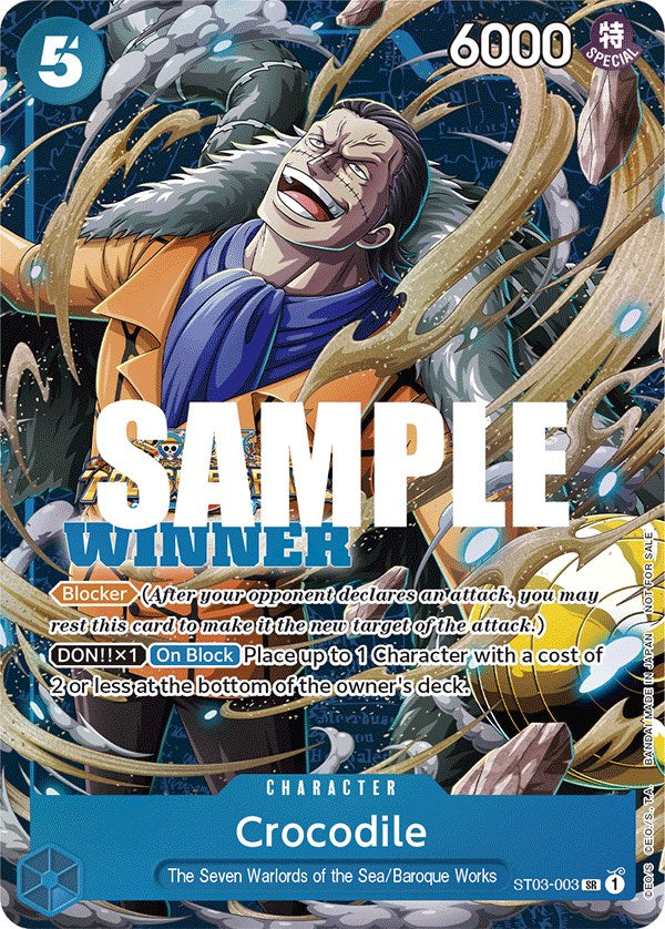 Crocodile (Winner Pack Vol. 5) [One Piece Promotion Cards] | Total Play