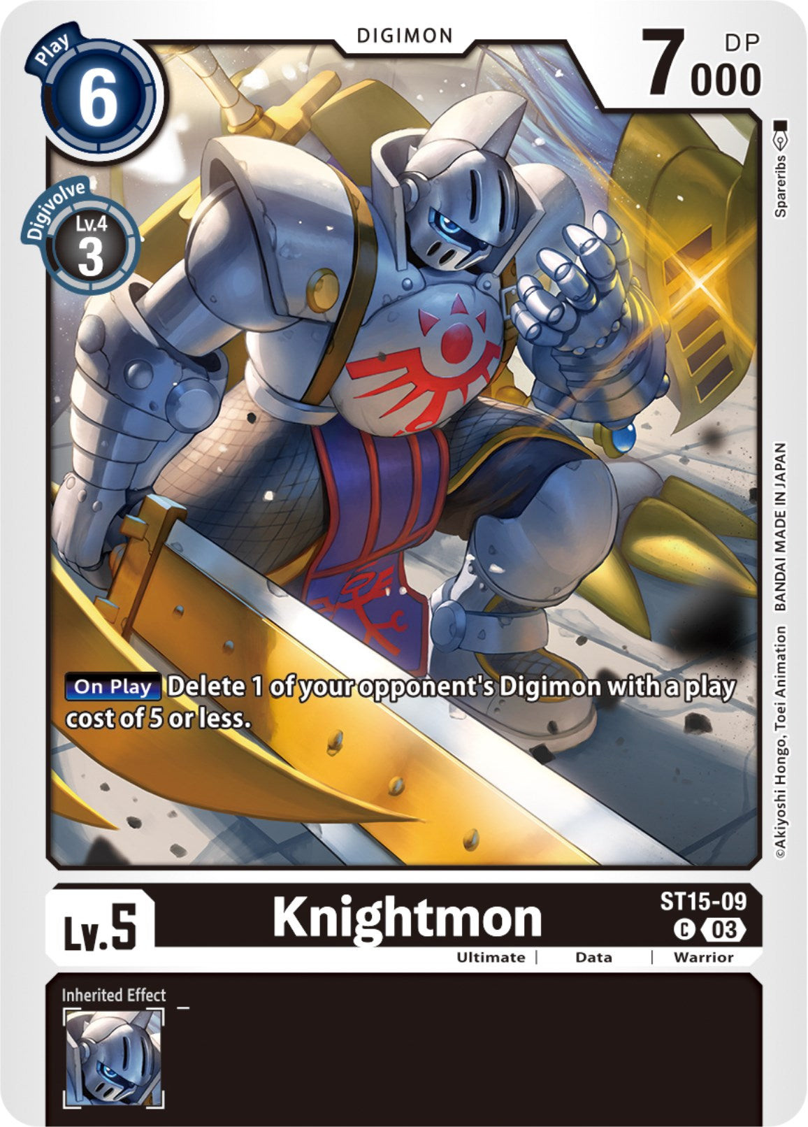 Knightmon [ST15-09] [Starter Deck: Dragon of Courage] | Total Play