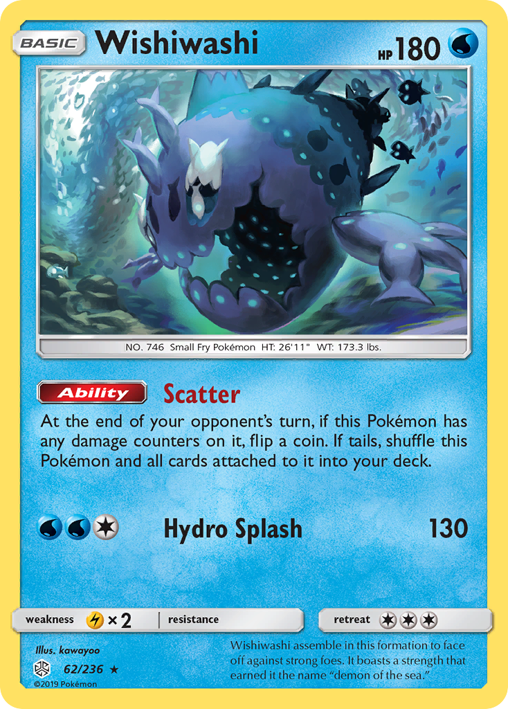 Wishiwashi (62/236) [Sun & Moon: Cosmic Eclipse] | Total Play