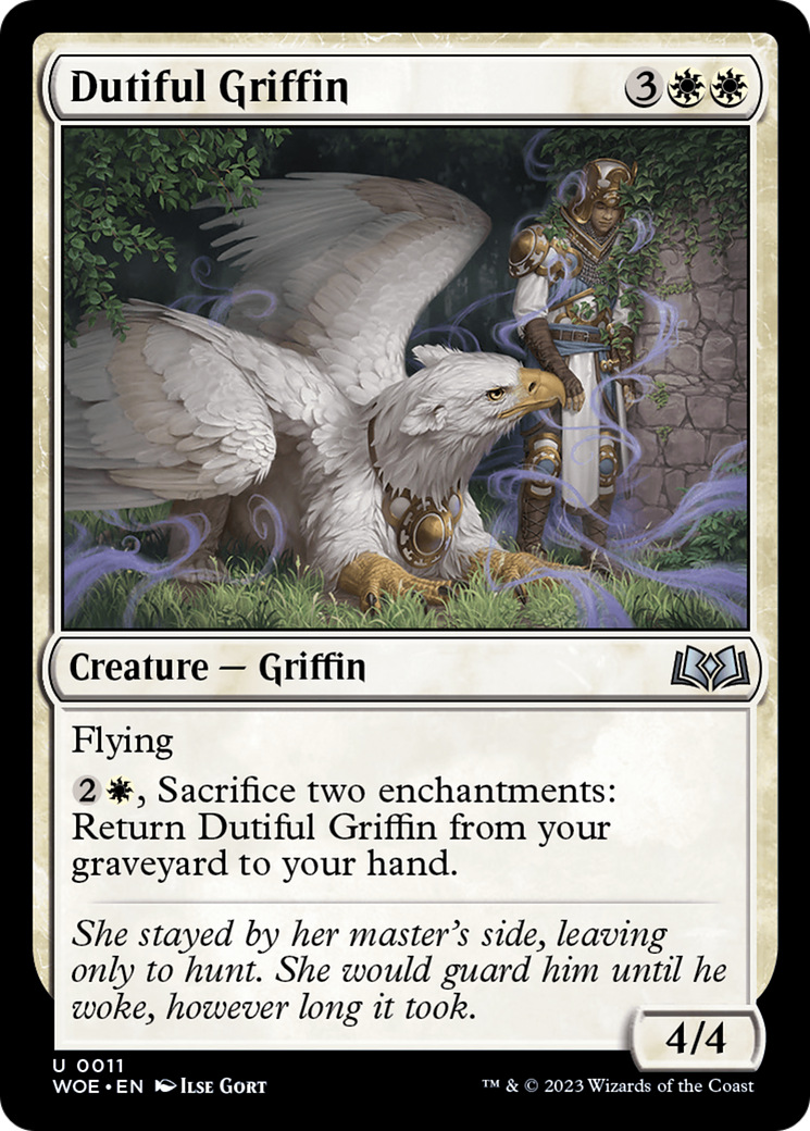 Dutiful Griffin [Wilds of Eldraine] | Total Play