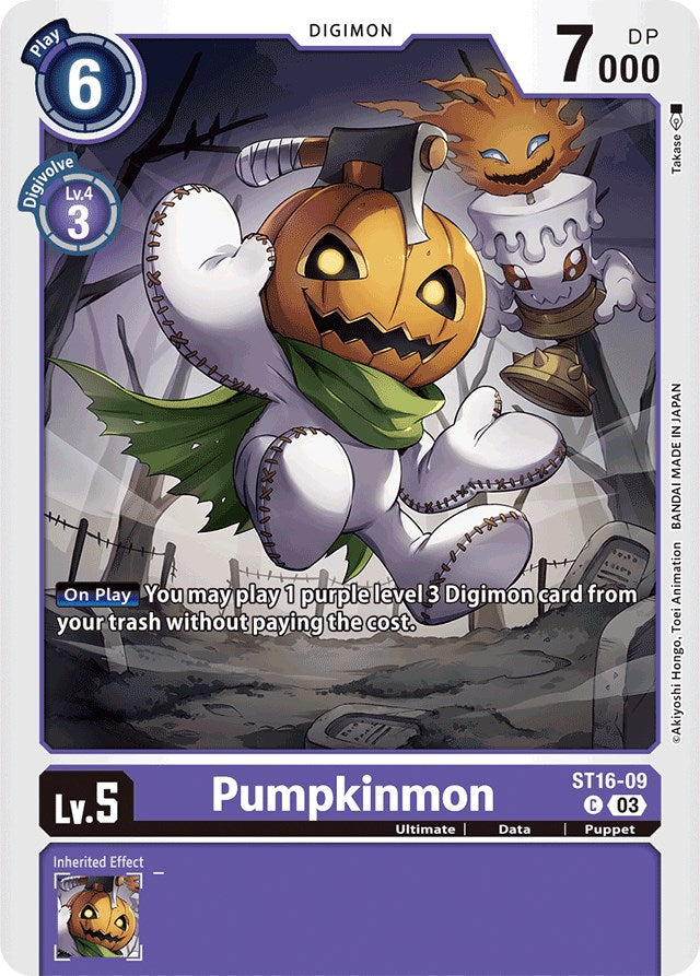 Pumpkinmon [ST16-09] [Starter Deck: Wolf of Friendship] | Total Play