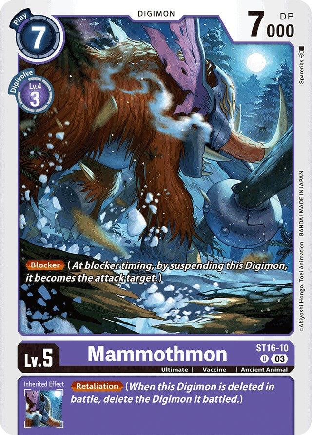 Mammothmon [ST16-10] [Starter Deck: Wolf of Friendship] | Total Play