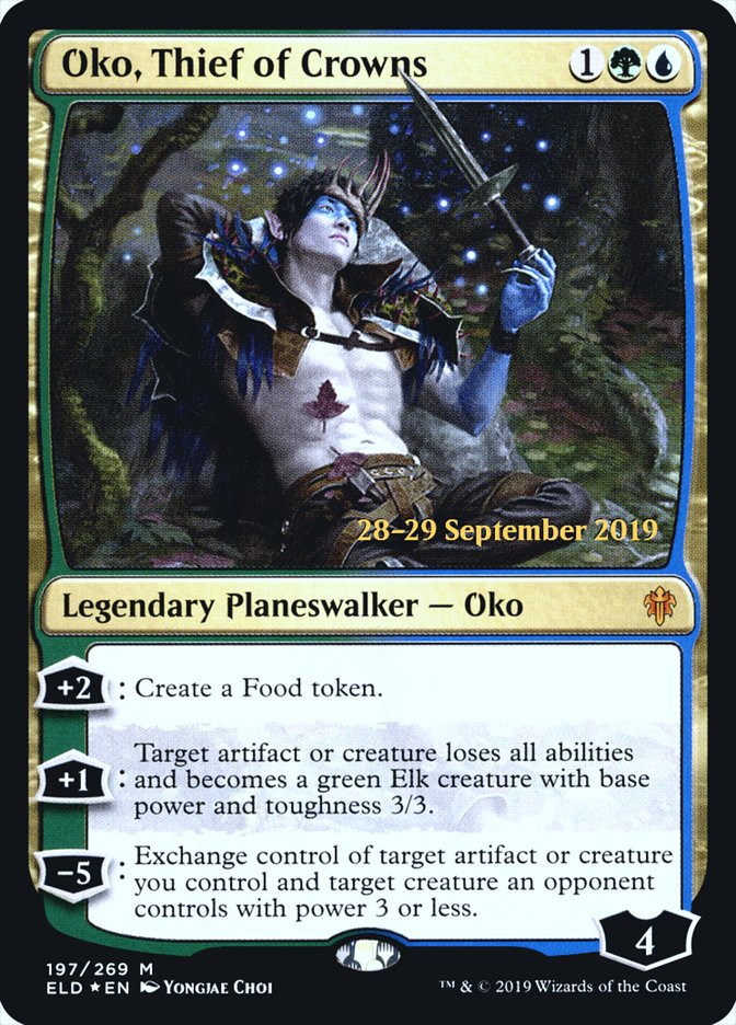Oko, Thief of Crowns [Throne of Eldraine Prerelease Promos] | Total Play