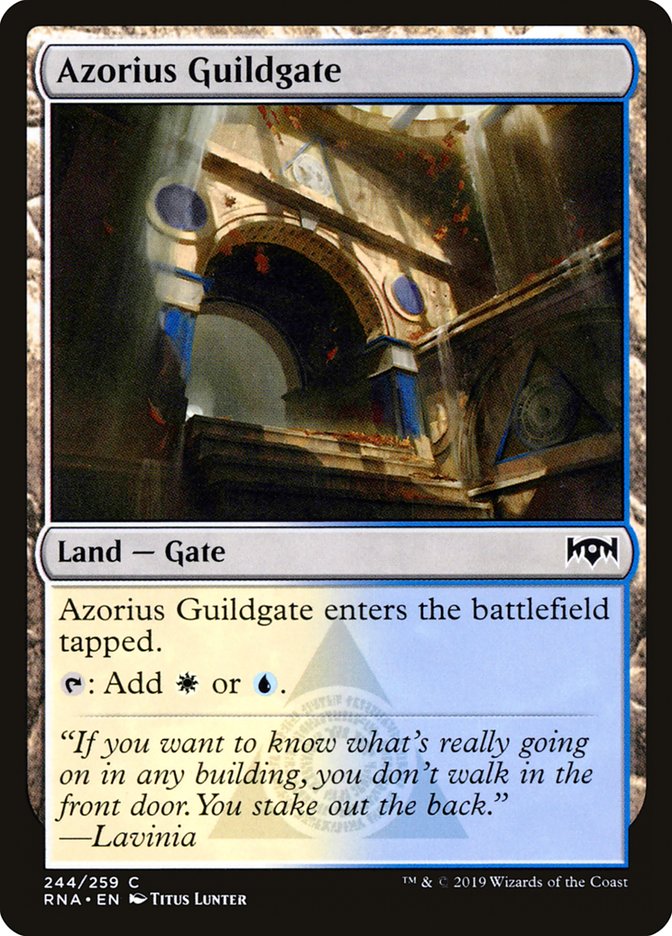 Azorius Guildgate (244/259) [Ravnica Allegiance] | Total Play