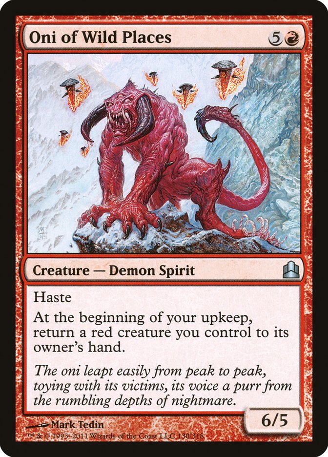 Oni of Wild Places [Commander 2011] | Total Play