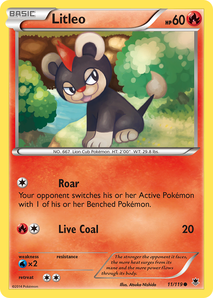Litleo (11/119) [XY: Phantom Forces] | Total Play