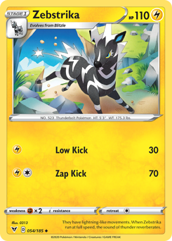 Zebstrika (054/185) [Sword & Shield: Vivid Voltage] | Total Play
