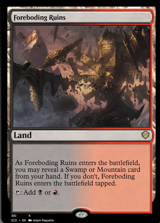 Foreboding Ruins [Starter Commander Decks] | Total Play