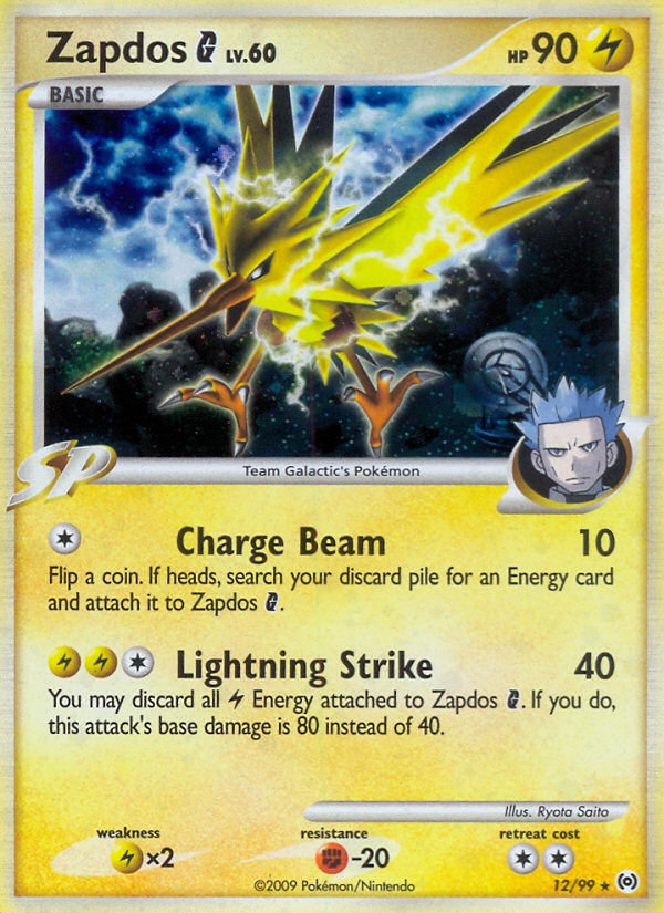 Zapdos G (12/99) [Platinum: Arceus] | Total Play