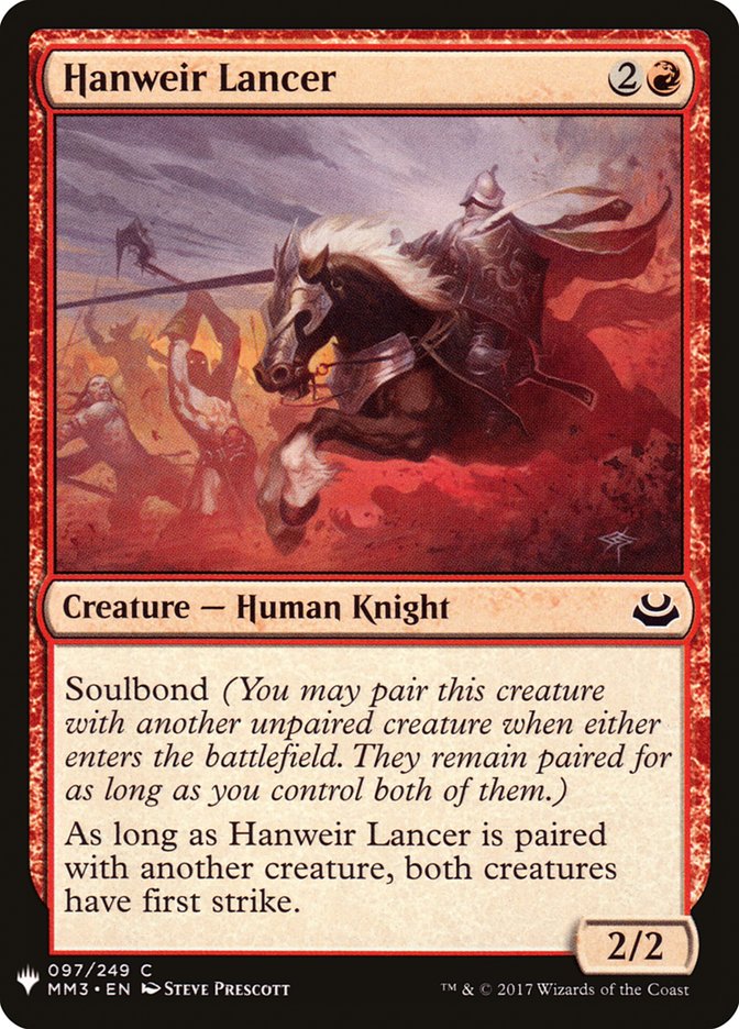 Hanweir Lancer [Mystery Booster] | Total Play