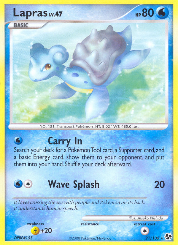Lapras (21/106) [Diamond & Pearl: Great Encounters] | Total Play