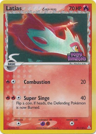 Latias (21/110) (Delta Species) (Stamped) [EX: Holon Phantoms] | Total Play