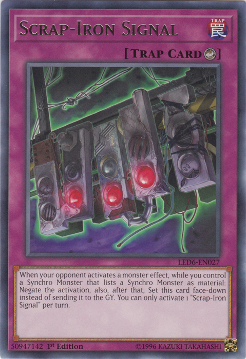 Scrap-Iron Signal [LED6-EN027] Rare | Total Play