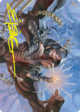 Valentin, Dean of the Vein Art Card (Gold-Stamped Signature) [Strixhaven: School of Mages Art Series] | Total Play