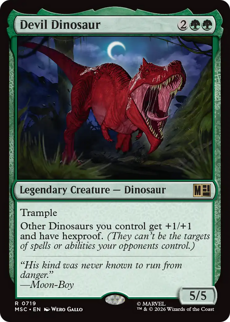 Devil Dinosaur [Marvel Super Heroes Commander] | Total Play