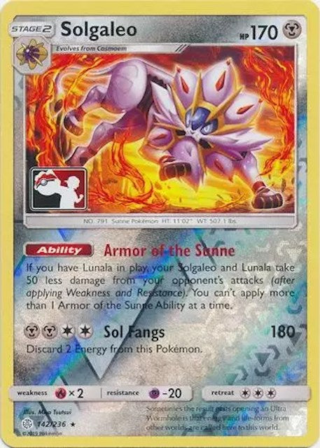 Solgaleo (142/236) [League & Championship Cards] | Total Play