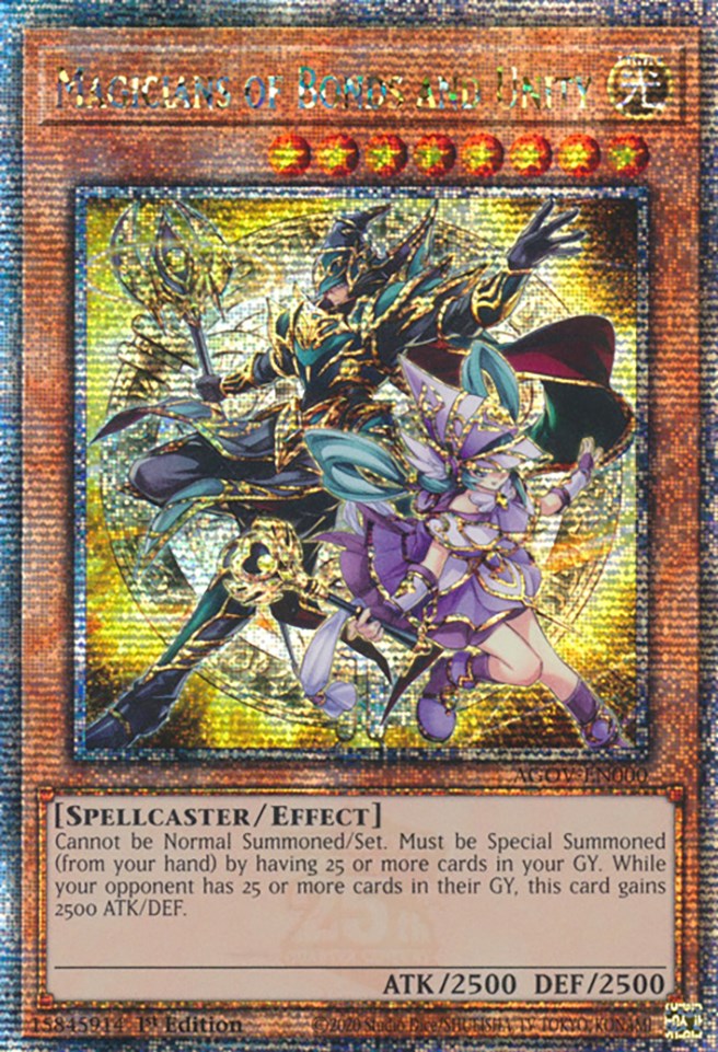 Magicians of Bonds and Unity (Quarter Century Secret Rare) [AGOV-EN000] Quarter Century Secret Rare | Total Play